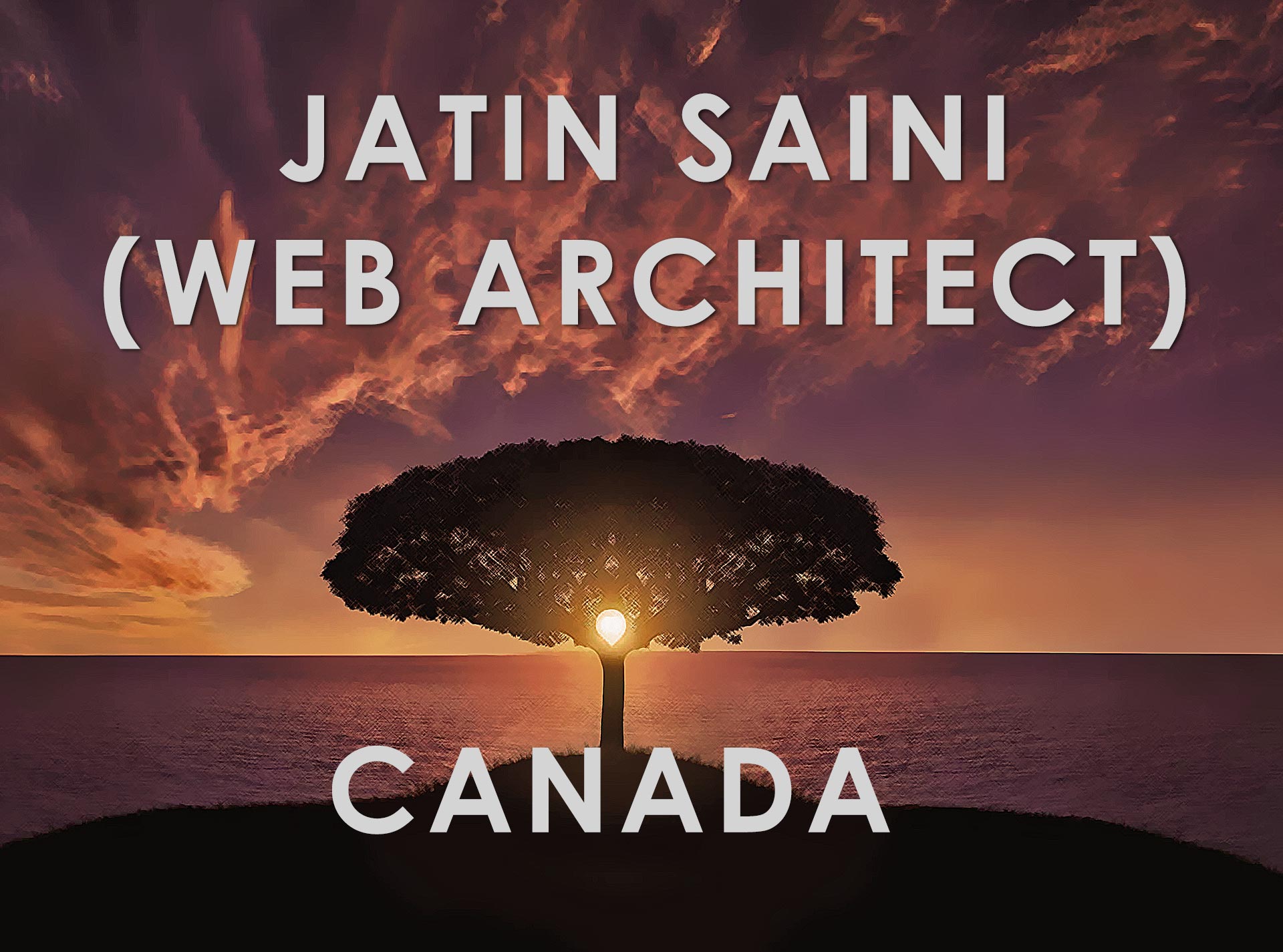 Web Architect Canada Jatin Saini